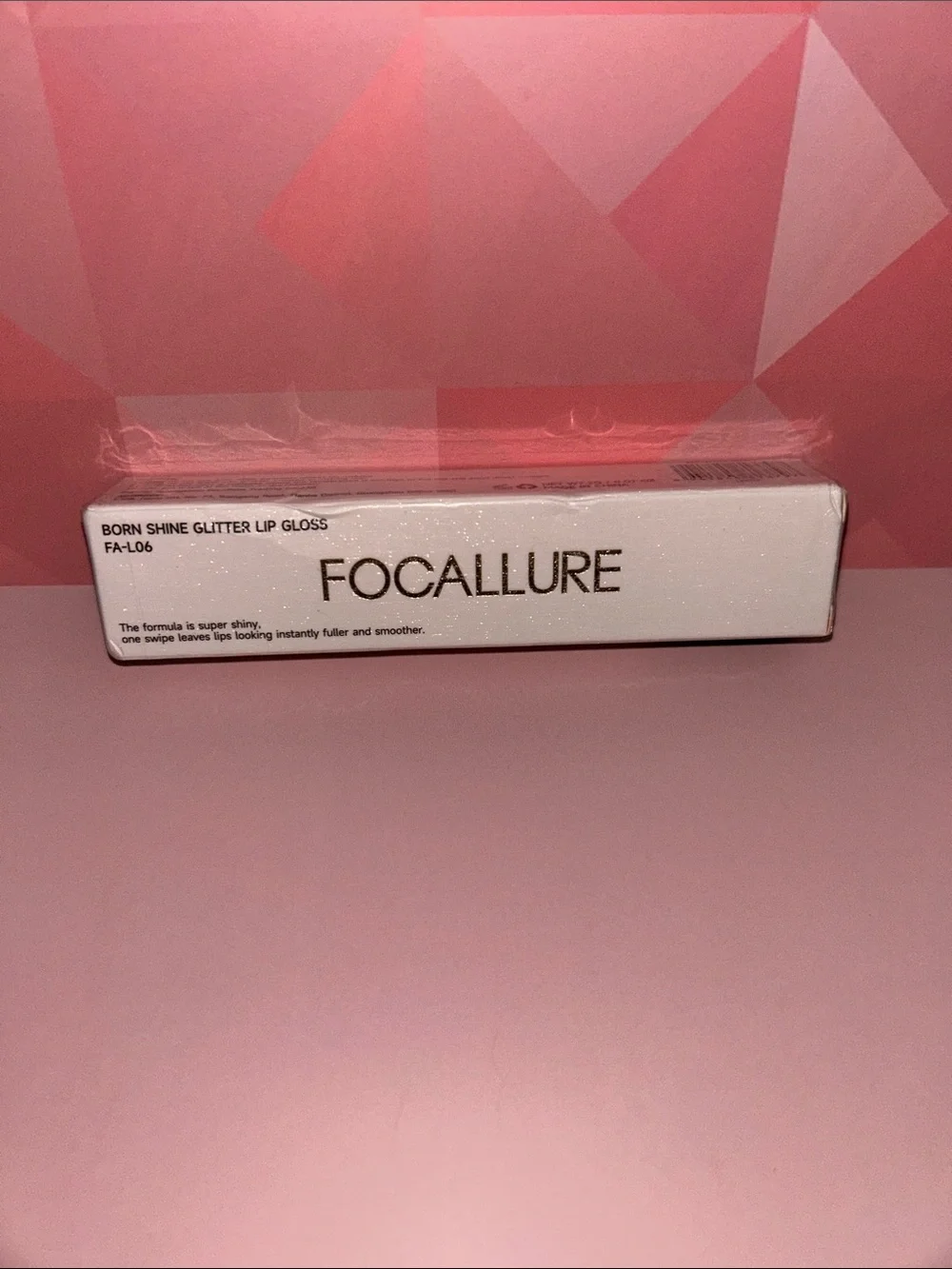 Focallure Born Shine Glitter Lip Gloss - Amethyst-Quartz Pink